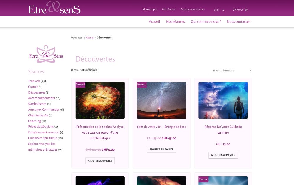 Être et Sens, réalisation Communicactiv