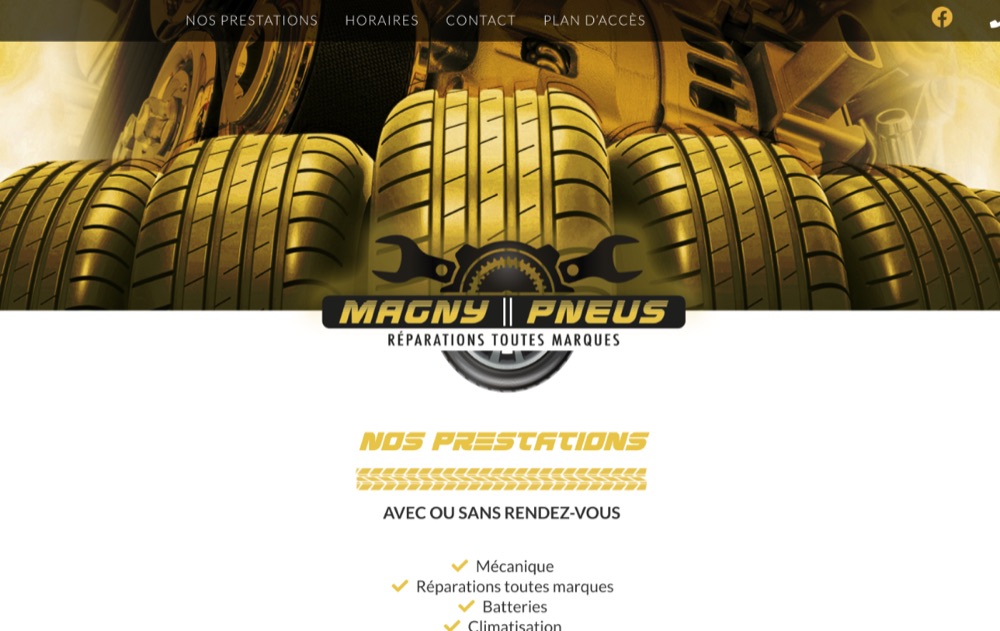 Magny-Pneus, réalisation Communicactiv