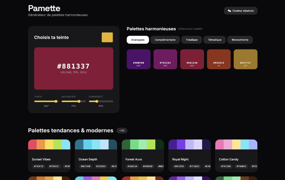 Pamette, réalisation Communicactiv